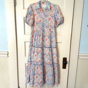 Victoria Dunn Marigold Tatum Dress in Sand Dollar